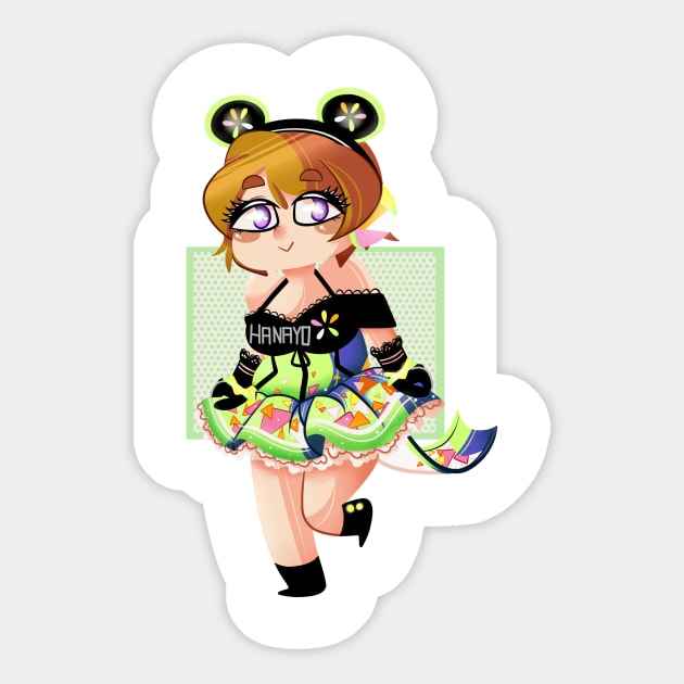 Cyber Hanayo Sticker by scribblekisses